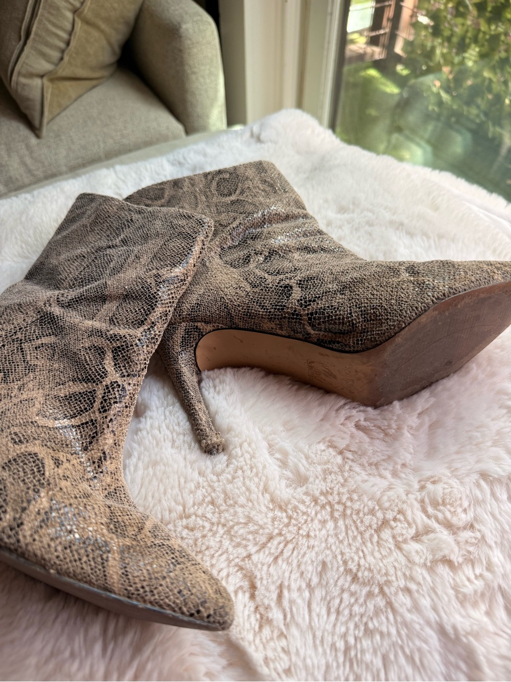 Snake print booties - Picture 2 of 2